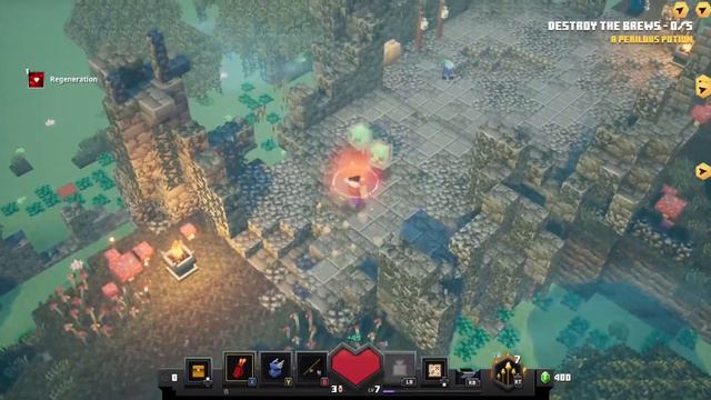 Minecraft Dungeons for Xbox Series X/S - “Swamp Biome Treasury” (1080P 60FPS) смотреть онлайн