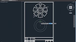 5 Чертеж в Автокад 2016, вариант 5 решетка и крышка, построение легких плоских деталей
