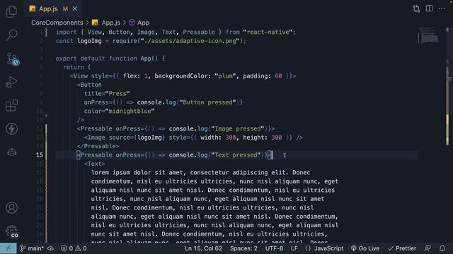 React Native Tutorial - 13 - Pressable смотреть онлайн