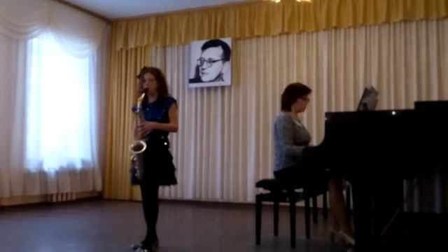 "Danse du sax" G.Martin Аня Михина, 10 лет смотреть онлайн