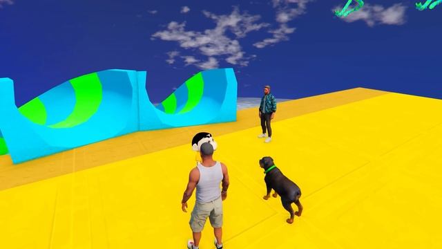 SHINCHAN AND FRANKLIN TRIED THE IMPOSSIBLE GIANT WATERSLIDE FROM SPACE CHALLENGE GTA 5 смотреть онлайн