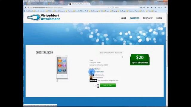 Virtuemart File Attachment- Changing The File Icon смотреть онлайн