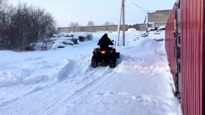 Квадроцикл CF-X6 С ОТВАЛОМ ЧИСТИМ СНЕГ!!!