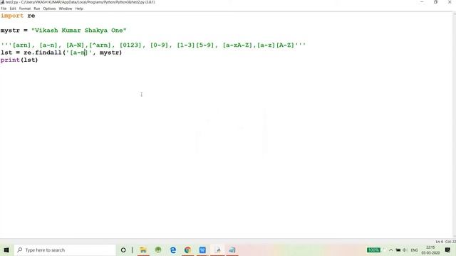 Python Part-15(Regular Expression-5) search, sub and split method demonstration смотреть онлайн