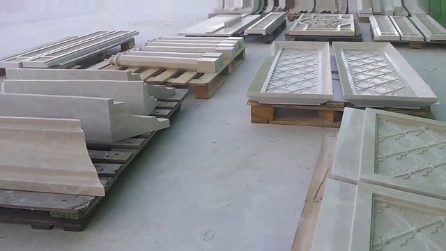 Мрамор, Камин, облицовка. Собственное производство. Выкладка перед упаковкой смотреть онлайн