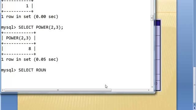 MYSQL: Numeric functions смотреть онлайн