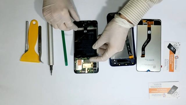 Samsung Galaxy A20s: замена аккумуляторной батареи: замена АКБ. смотреть онлайн