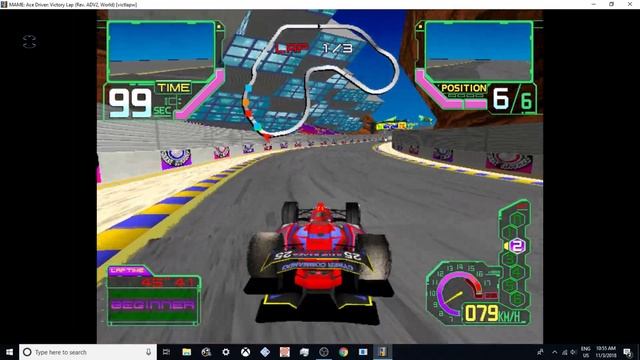 MAME 203 - ACE DRIVER VICTORY LAP - 2018 1080p 60fps BEGINNER COURSE смотреть онлайн