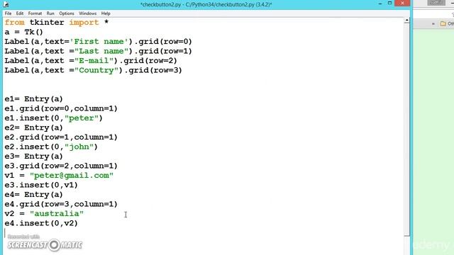 28 insert and delete in Entry - PYTHON смотреть онлайн