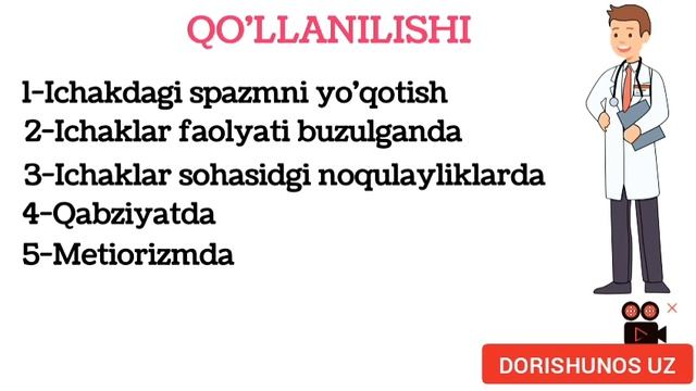 DYUSPATALIN DORI VOSITASI |ДЮПАТАЛИН ДОРИСИ