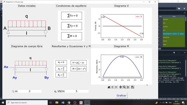 Diagrama V y M aplicación con Tkinter y Python смотреть онлайн