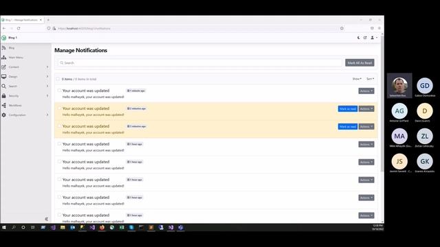 User Notifications - Orchard Core Demo смотреть онлайн