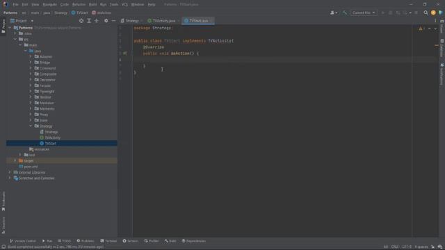 Паттерны в Java (Strategy) смотреть онлайн