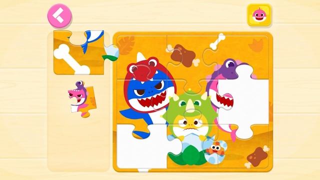 Пазлы ″Baby Shark Puzzle Fun″ #3 //  пазлы: 9 деталек и 6 деталек!