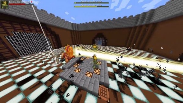 BARAKO THE SUN CHIEF VS IRON GOLEM - MINECRAFT 1.16.5 (MOB BATTLE)