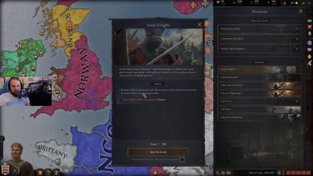 Crusader kings 3 - Decisions (Guide) смотреть онлайн