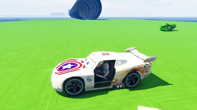 Crazy Track - Race All Disney Cars Lightning McQueen & Spiderman Epic Motorbikes & Cars - IR GAMES