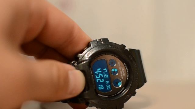 Подсветка в часах G-Shock GMD-S6900 смотреть онлайн