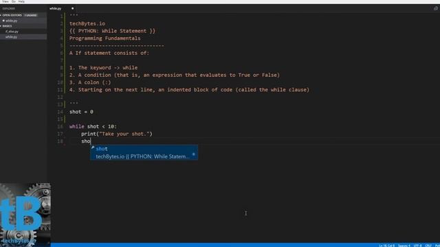 Python Fundamentals: While Loops смотреть онлайн