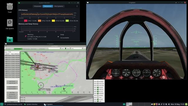 X-Plane 10 on Linux смотреть онлайн