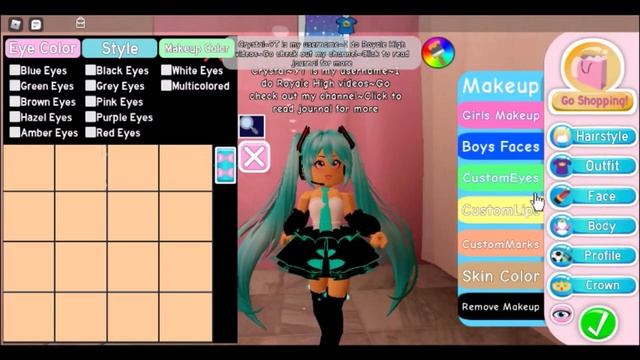 Recreating Hatsune Miku!! | Roblox Royale High смотреть онлайн