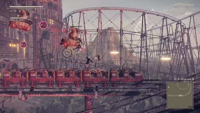 Nier Automata PC 2B Gameplay смотреть онлайн