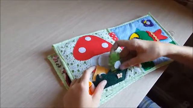 Развивающая книжка из ткани и фетра. #ФетрЮля смотреть онлайн