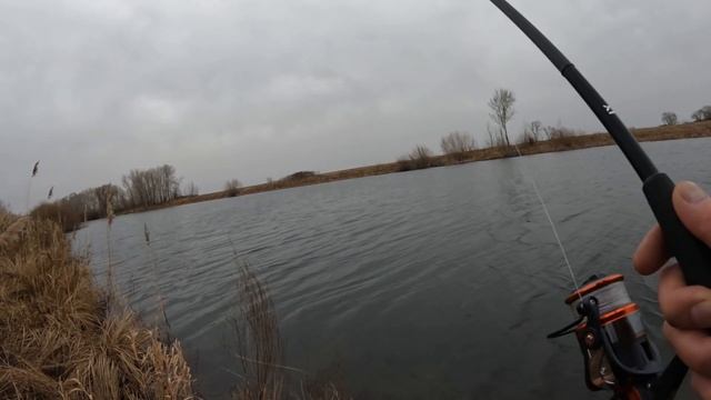 18 ноября. Успели половить щуку на спиннинг.