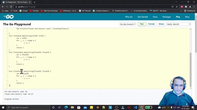 Golang Tutorials -39- Golang Generics Programming | Dr Vipin Classes смотреть онлайн