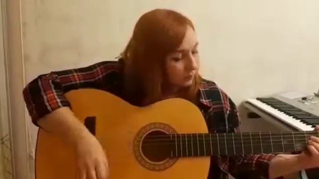 Авторская песня " За горизонт" под гитару смотреть онлайн