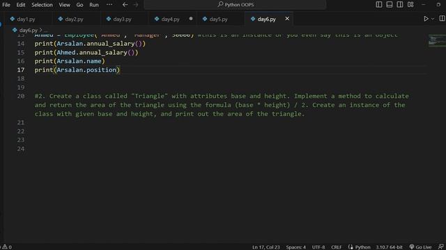 Master OOP Question-Solving with Python: Boost Your Programming Skills | DAY6 #day6 смотреть онлайн