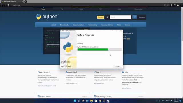 python 3.x install on windows 11 смотреть онлайн