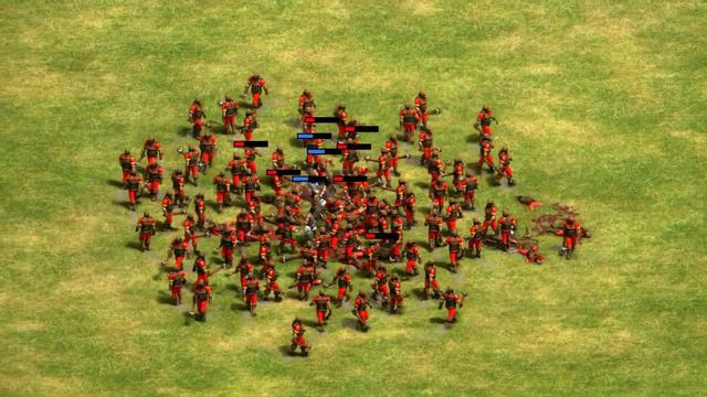 Urumi Swordsmen Get Surrounded by Militia (AoE2) смотреть онлайн