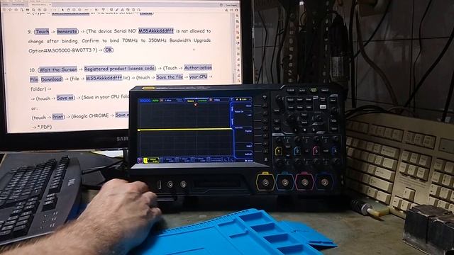 #28 MSO5000 RIGOL MSO5074 UPGRADE BW 70MHz to 350MHz смотреть онлайн