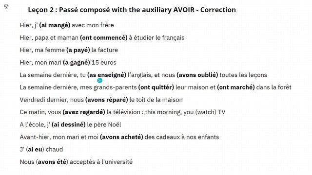 French for beginners - To be, to have + first Group verbs - Present perfect смотреть онлайн