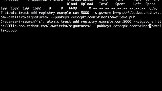 Managing registry trust with Atomic CLI смотреть онлайн