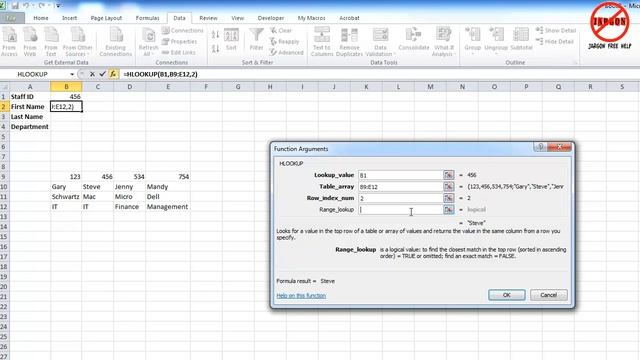 Excel: How to Use the HLOOKUP Function смотреть онлайн