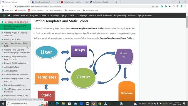 PDF Notes - Online Grocery Shop Ecommerce Project Python Django | Study Material - Python Django смотреть онлайн