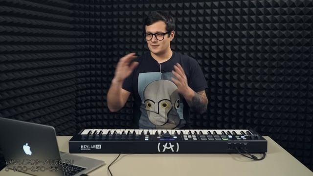 MIDI клавиатуры ARTURIA KeyLab Essential 61, KeyLab Essential 49 Black смотреть онлайн