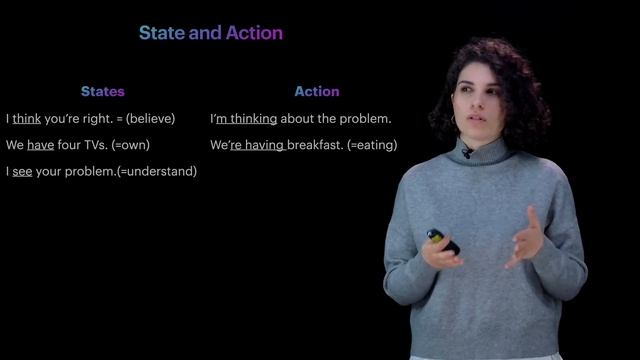 State verbs и Action verbs в чем разница? | Английский язык с ils смотреть онлайн