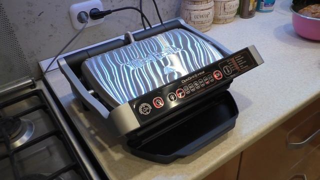 ЭЛЕКТРОГРИЛЬ Tefal.Готовлю мясо первый раз!!! смотреть онлайн