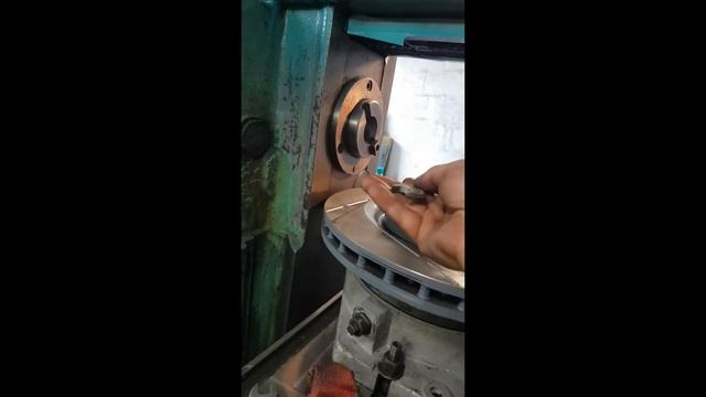 Слотирование (нарезка насечек) на тормозных дисках 360мм