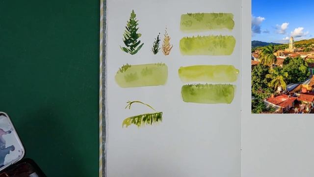 Urban Sketching for Beginners: Foliage // Quick Easy Watercolour Tips смотреть онлайн