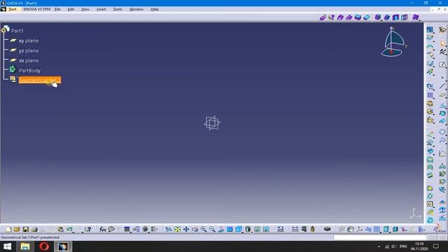Урок 2: Изучаем интерфейс CATIA V5_Часть 1