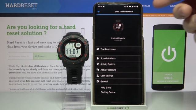 How to Unpair GARMIN Instinct Esports – Disconnect Devices смотреть онлайн