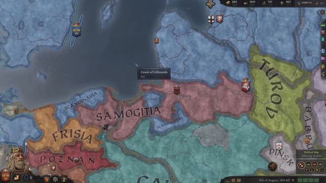 Crusader Kings 3 - Scandinavia - Episode 49 - New Vassal смотреть онлайн