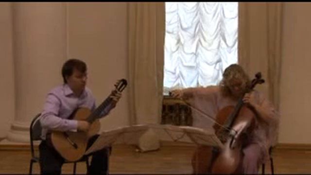 Ekaterina Antokolskaya (cello),Dmitry Murin (guitar). Raffaelle Bellafronte,Suite for guitar &cello смотреть онлайн