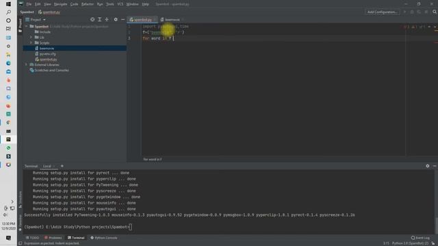 How to make Spam bot With Python|Spamming in YouTube or Facebook|Made by Mohammed Adib|AAA Vlogs смотреть онлайн