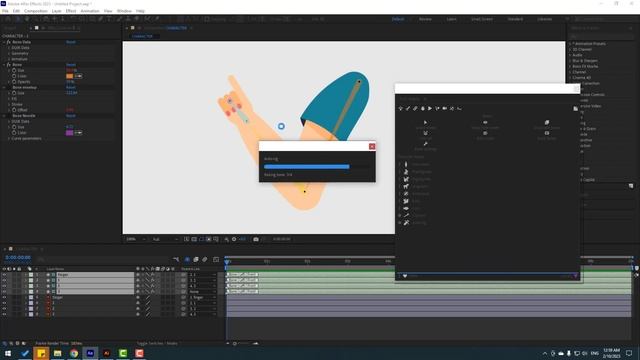 Duik Angela- DAY:02 | Hand Rigging | After Effects Tutorials смотреть онлайн