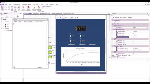 Flowcode 9 Component tester смотреть онлайн
